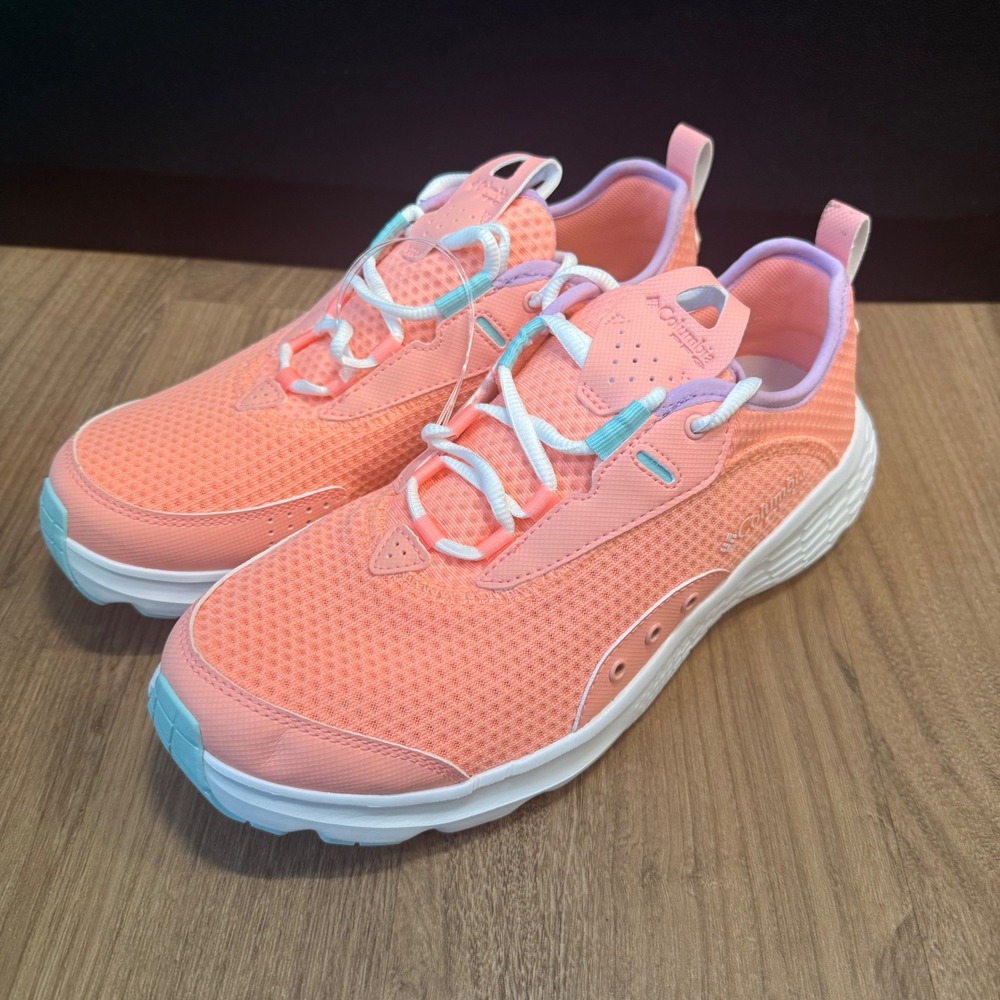 Columbia PFG Womens Tamiami Boat Shoes Coral Pink Mesh Sneakers BL5879-807 Sz10